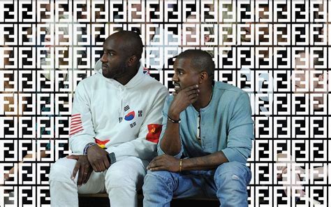 kanye west fendi intern|The story of the internship of Kanye West and Virgil Abloh at Fendi.